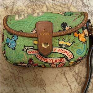 Dooney & Bourke Green Disney Wristlet
